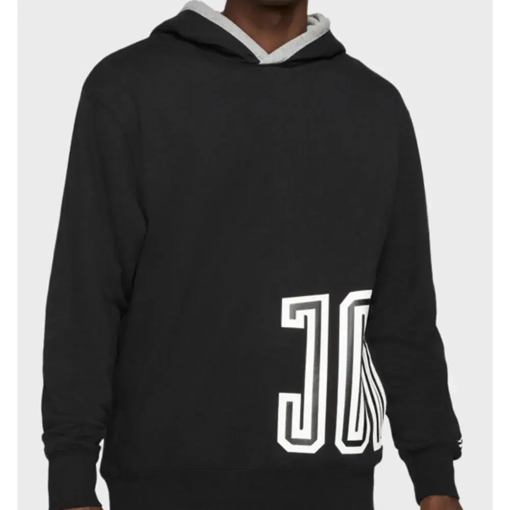 Nike $80 Air Jordan Sport DNA Fleece Pullover Hoodie Men’s  Black M  DV7724